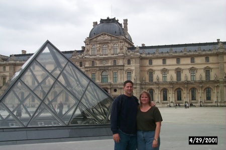 Doug and Mary in Paris, 2001