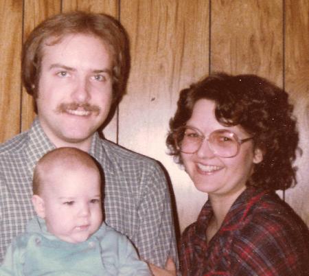Rick, Judy & Brandon - 1980