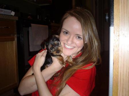 Jen and our new Pup