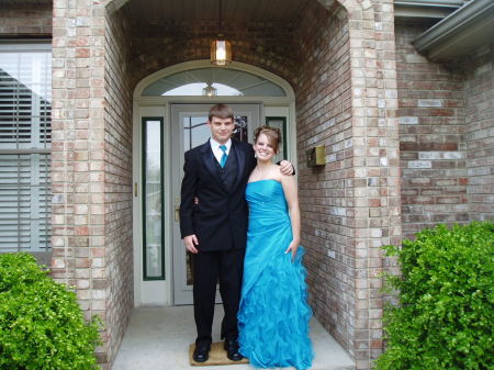 My Son AJ and Adrianne at 2008 Prom