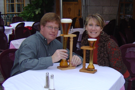 With wife, Danielle - Quebec City, 2006