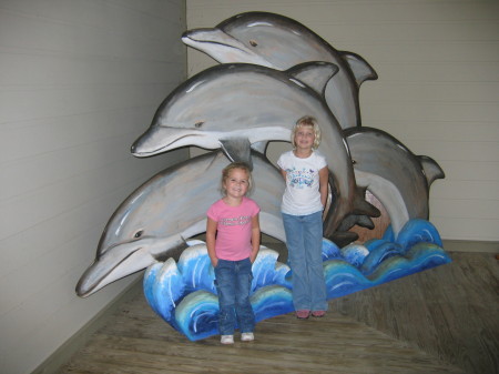 Natalie & Kathryn - Edisto Island, SC January 2007.