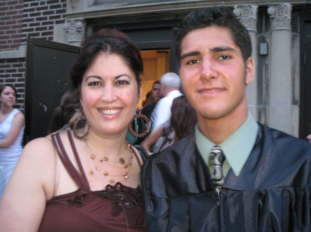 Me and my son James at his 07' graduation  from ACCHS