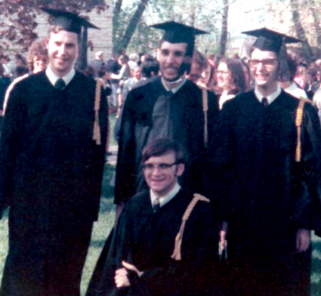 College graduation 1974