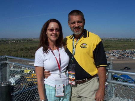 Me and Mike at Nascar