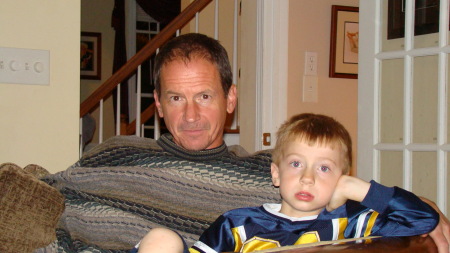 My husband,Mike and son Jack (6)