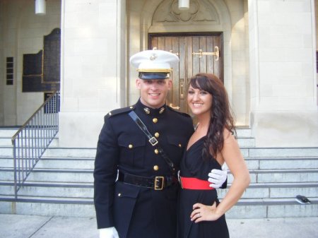 Our youngest son Corey and his wife Jess. Corey is an active duty Marine Corps Officer.