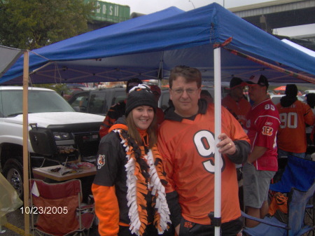 Me & Jason my first Bengals game
