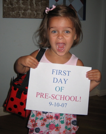 Carter's First Day of Pre-School!