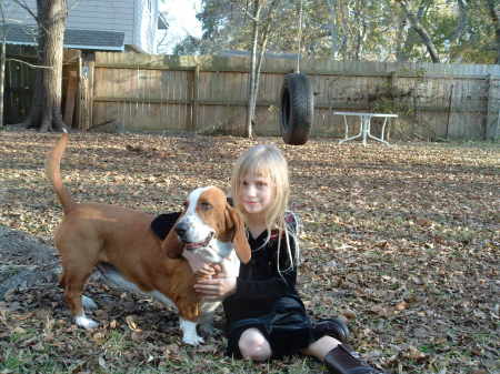 2005 Melissa with Dog