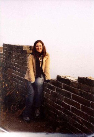 Becca on the Great Wall of China