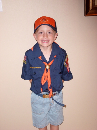 My little CUB SCOUT, Jake