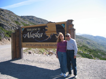 Carole and I on trip to Alaska