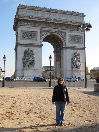 At the Arc de Triomphe