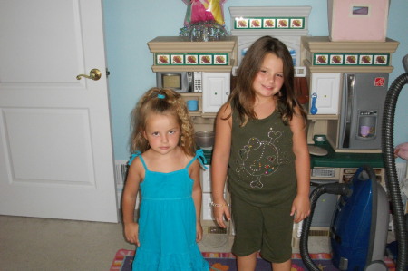 My grandchildren Madison and Sydney