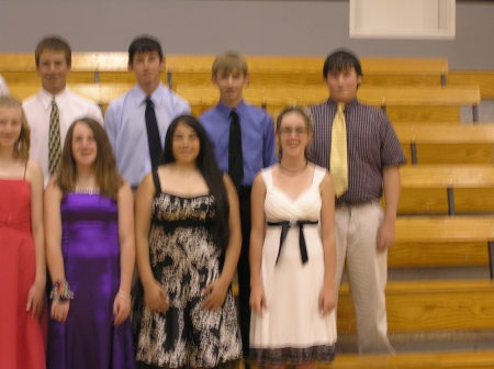 Casey's 8th grade graduation