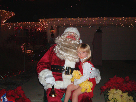 Alexia and Santa!