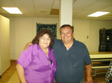 Mom and  my cousin Vernon DeCoteau