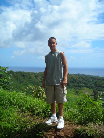 My son Michael in Maui July, 07