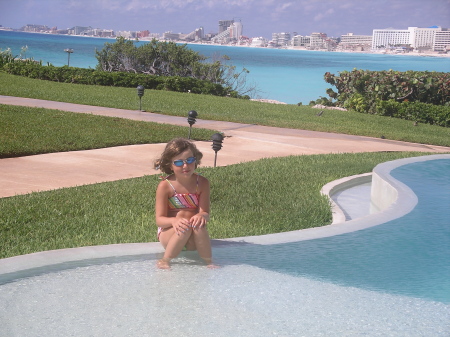 My daughter Sedona-Cancun 2007