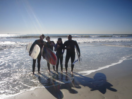 My surfing crew