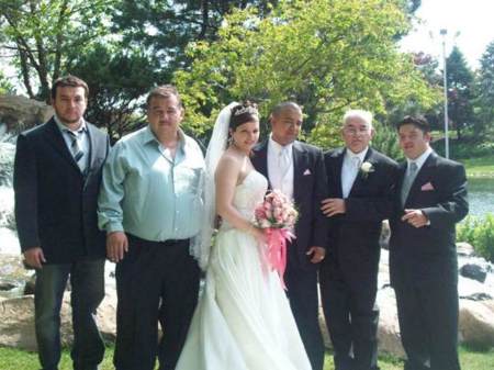My brothers, dad & Husband