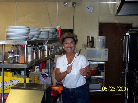 bonnie gardner korakakis in the kitchen