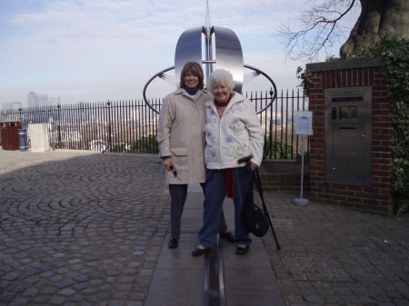 My mom and I traveled to England