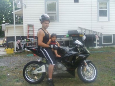 me and cris pn bike