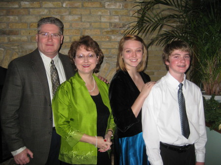 Bradd, Mary, Sally and Eric Moen