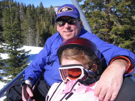 Tom & Sonia, Skiing/Mammoth (Feb 2008)