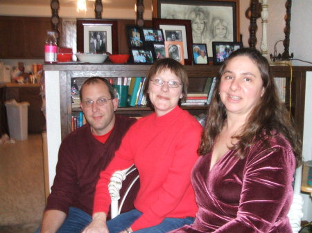 Jeffrey, Christy and I...X-mas 07