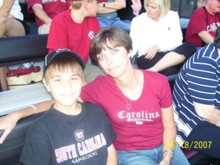 Garett & I at Gamecocks Baseball game