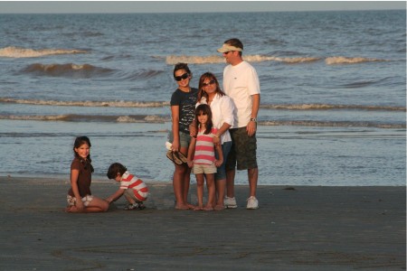 family beach photo 2007