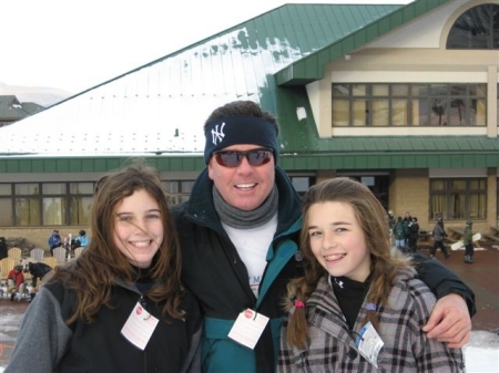 girls and i skiing
