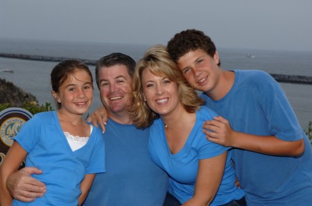 Family at the beach