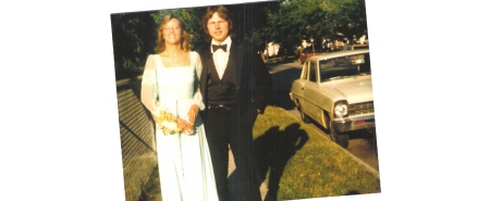 Laura Luxmore and Roy Seymour Prom 1981