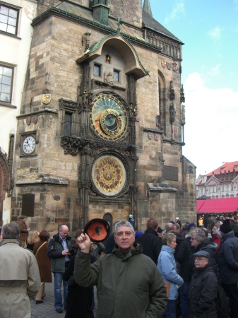 me at the Orloi, Prague, Dec. 2007