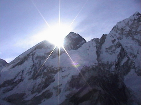 Sunrise on Mt. Everest