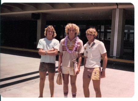 me, raylen(leaving) bill, hawaii 1980