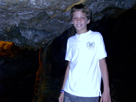 Matt in a cave in Virginia