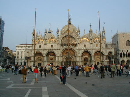 Byzantine Church in San Marco's Square Venice, Italy