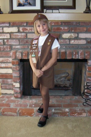 Savannah the Brownie Scout