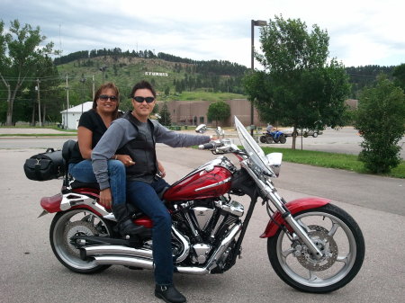 Ken and Tina in Sturgis, SD