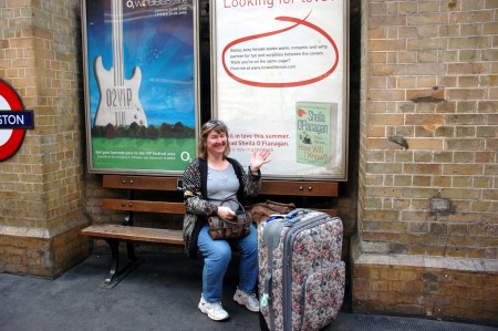 Laura in Paddington Station