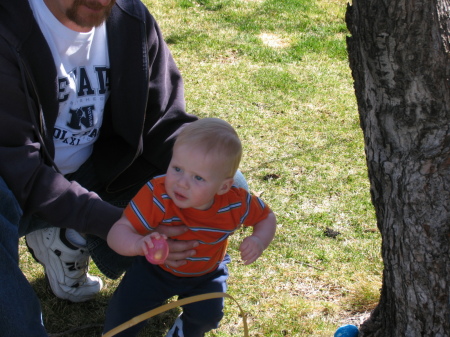 Christopher at Easter 2008.