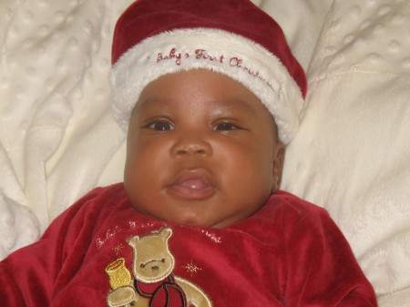 John L. Williams III  - Baby's 1st Christmas '07 - 4 mon