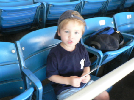 Chase (Nephew) at Yankee Stadium