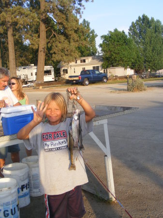 River during fishing trip