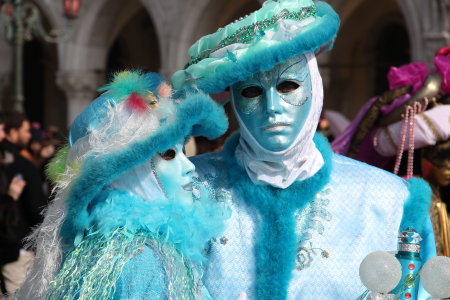 Walter Calkins' album, Masks and costumes of Carnavelle